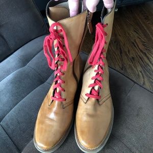 Cole Haan Boots with Red Laces